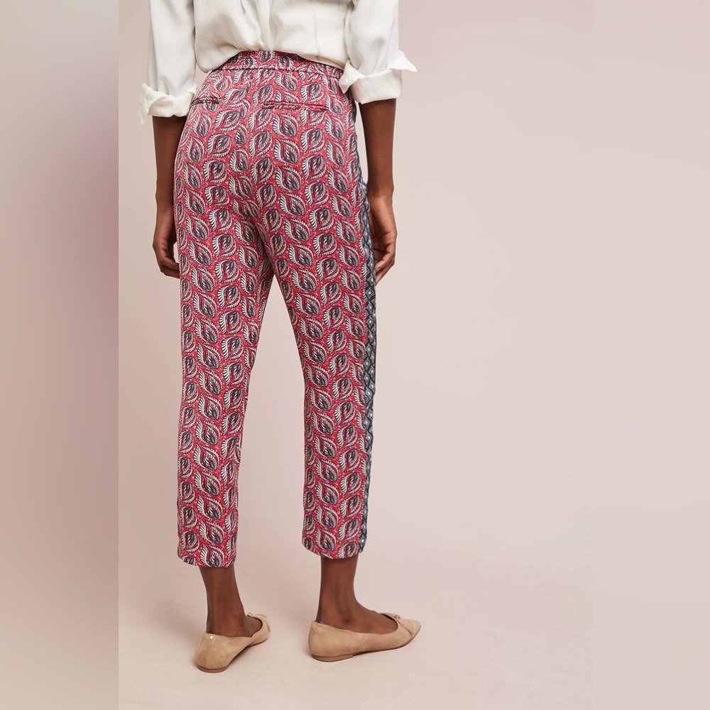 Anthropologie ett:twa Cardiff Printed Pull-on Pants Women’s Size XS NWT Boho - Picture 4 of 10